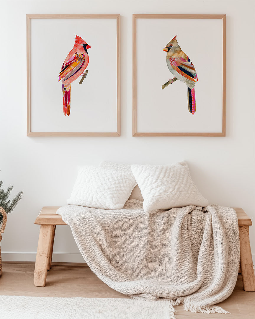 Cardinals ~ Print Set of 2