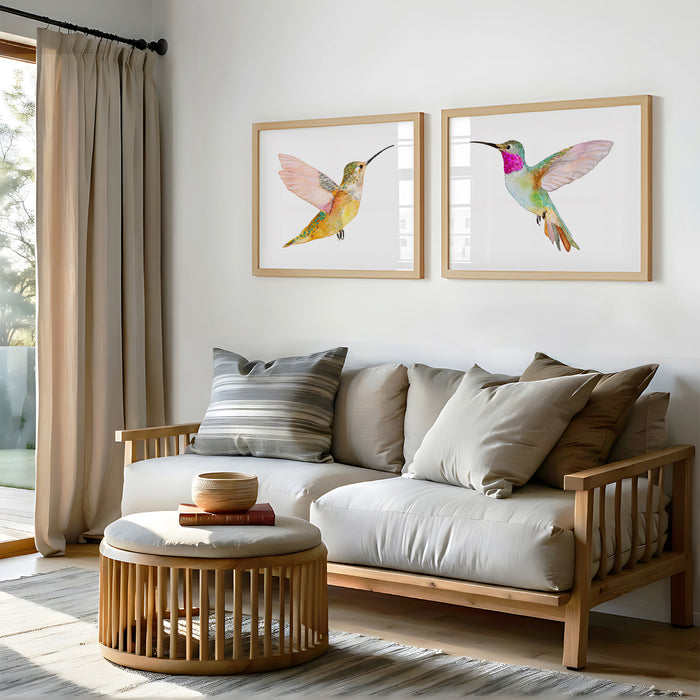 Hummingbirds ~ Print Set of 2