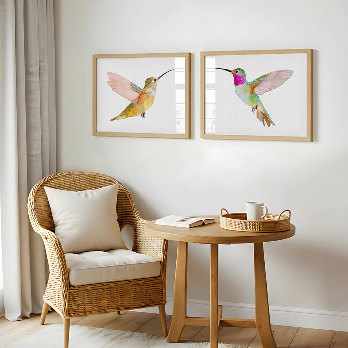 Hummingbirds ~ Print Set of 2