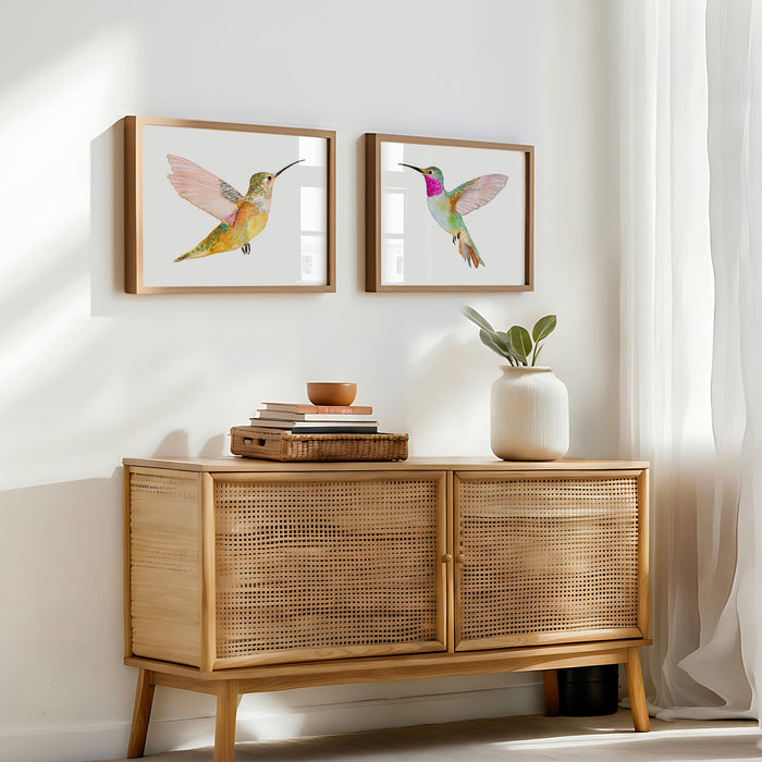 Hummingbirds ~ Print Set of 2