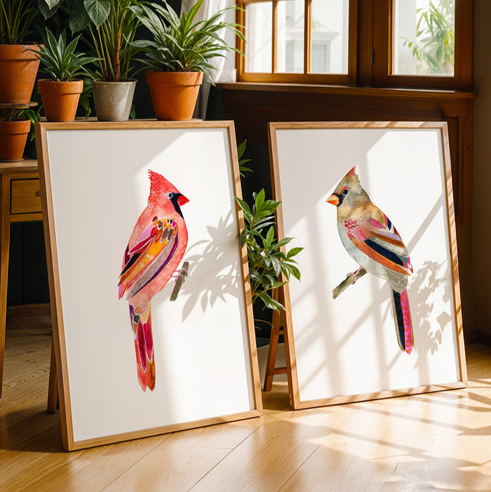 Cardinals ~ Print Set of 2