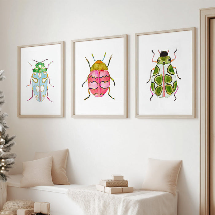 Beetles ~ Print Set of 3