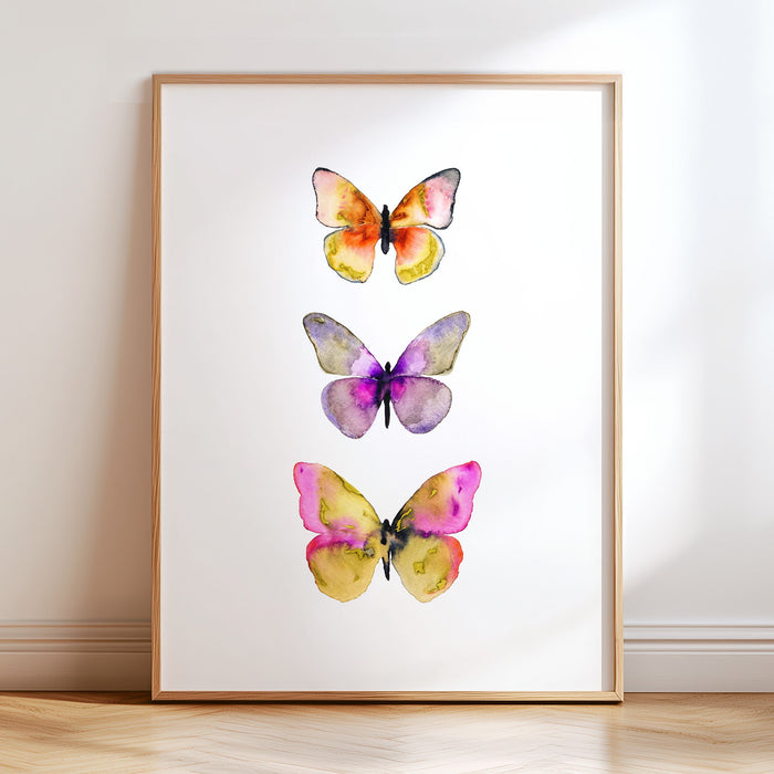 6 Butterflies - Print Set of 2