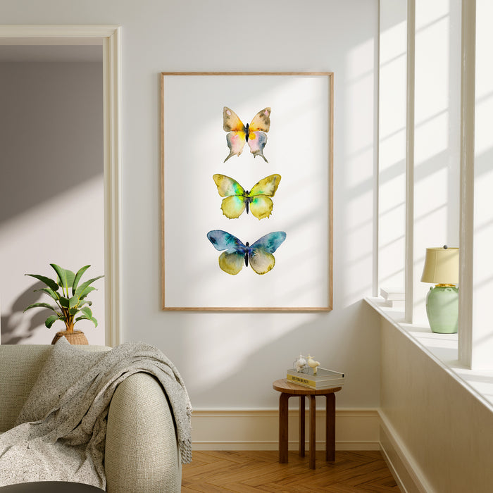 3 Butterflies No. 4