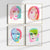 Faces ~ Set of 4