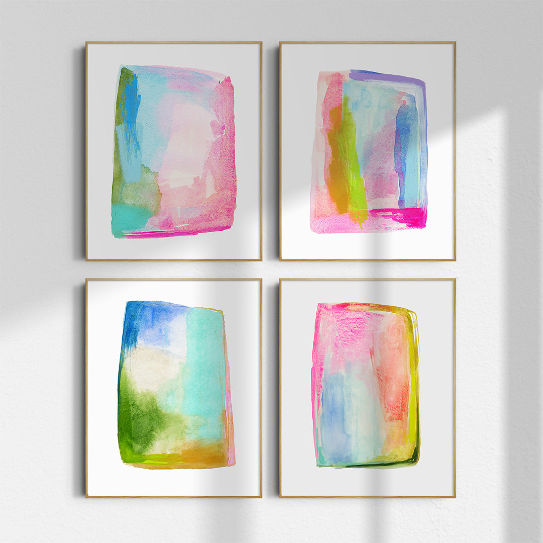 Color Studies ~ Set of 4