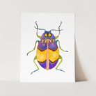a card with a picture of a bug on it