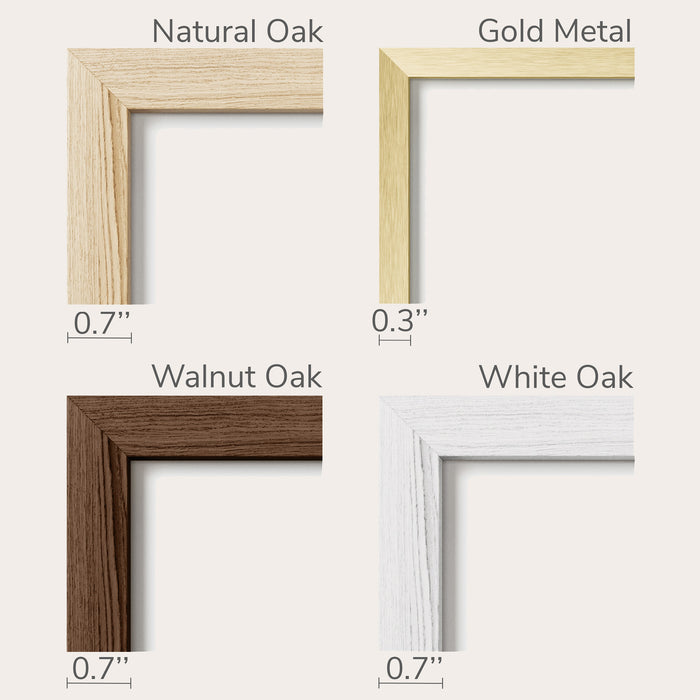 the different types of wood frames