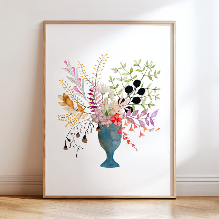 Wildflowers - Set of 4 Art Prints