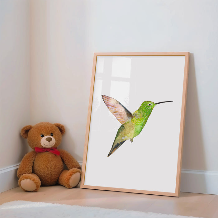 Berylline Hummingbird (Vertical Orientation)
