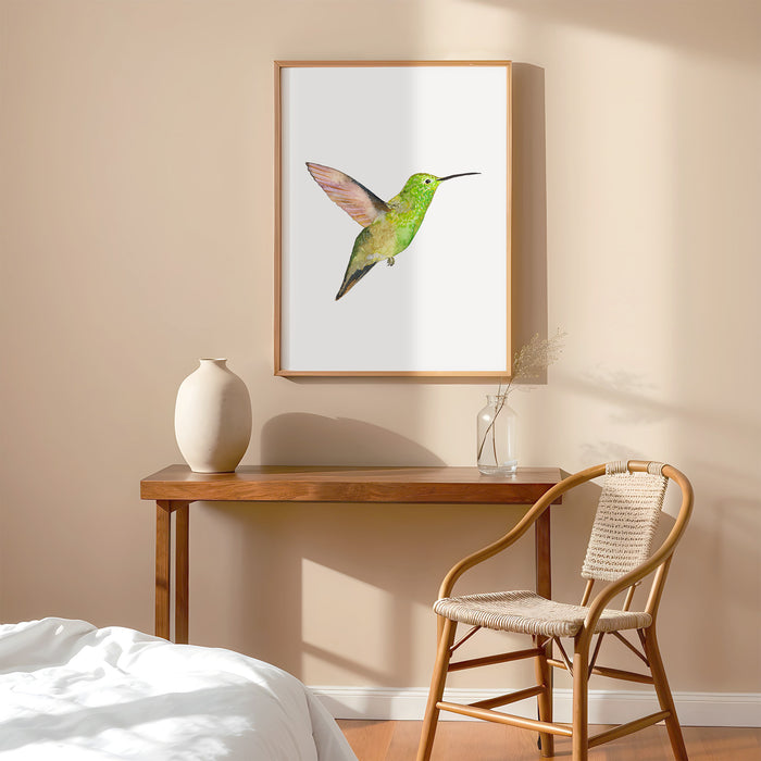 Berylline Hummingbird (Vertical Orientation)