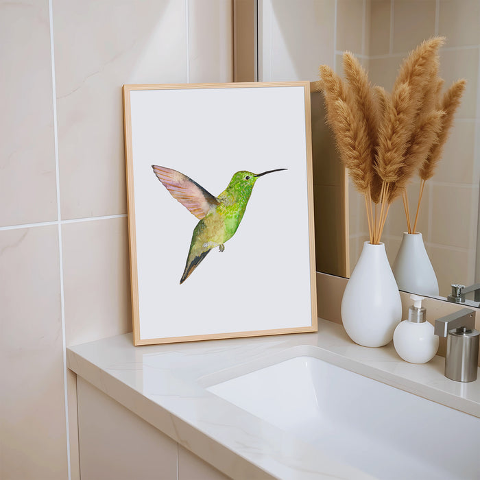 Berylline Hummingbird (Vertical Orientation)
