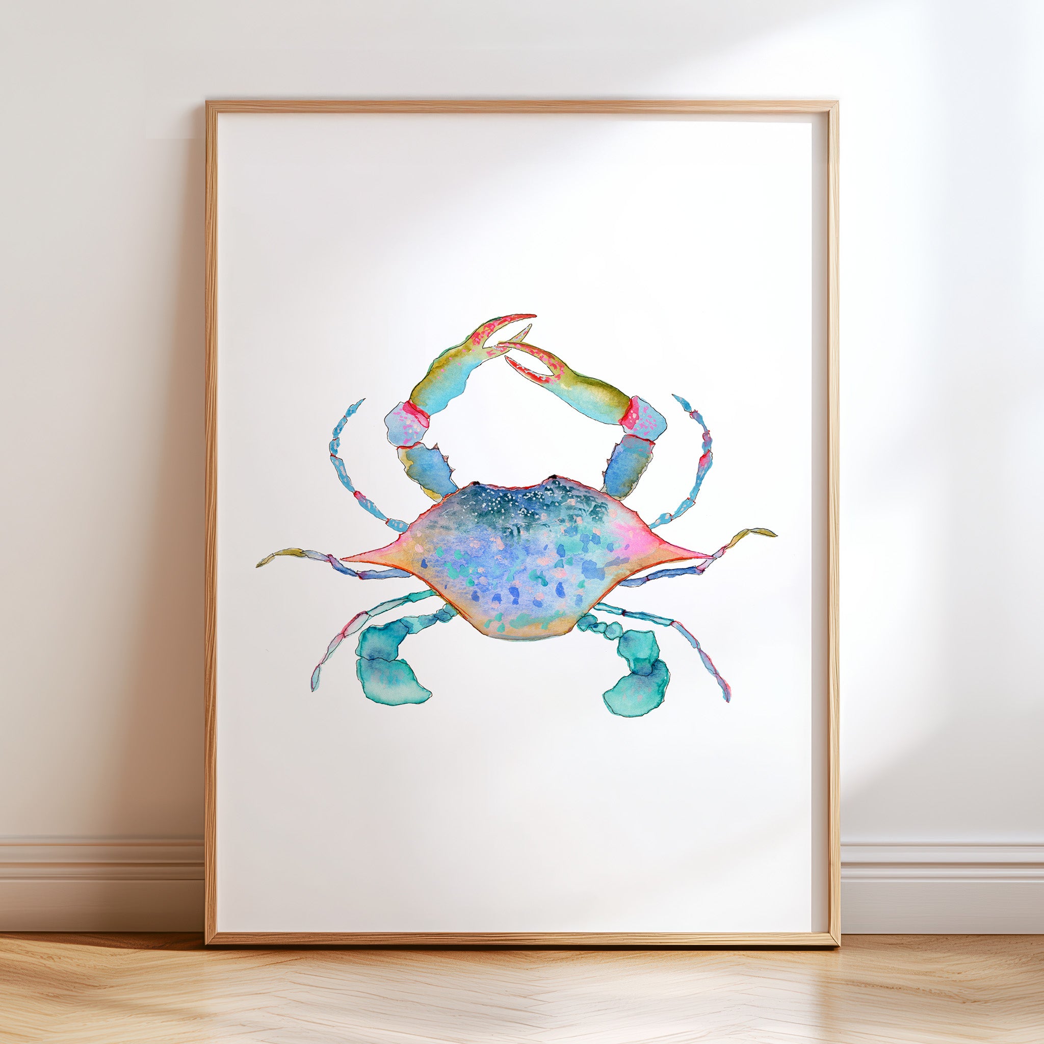KARE Design Framed Picture Book Club/規4 Blue Crab No. 2 (Vertical Orientation) – Snoogs & Wilde
