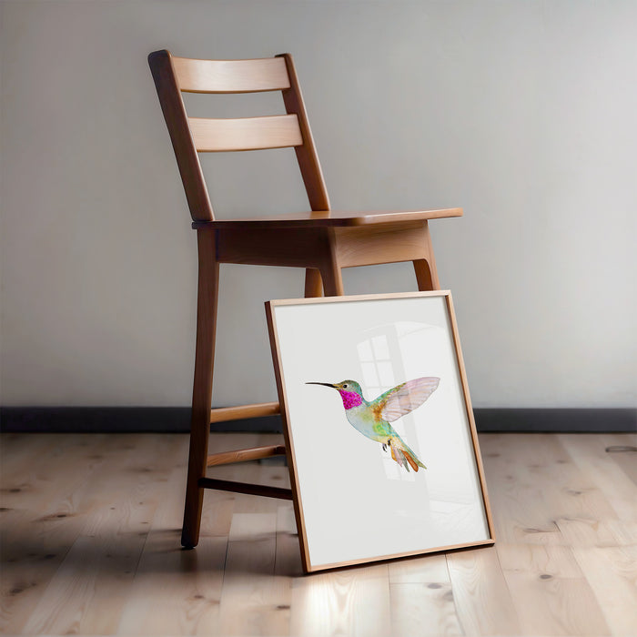 Broad-Tailed Hummingbird (Vertical Orientation)