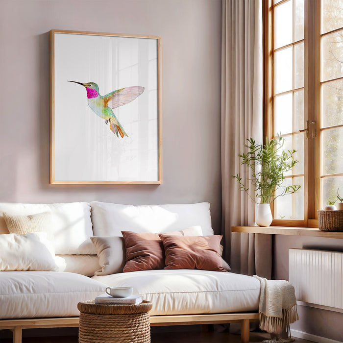 Broad-Tailed Hummingbird (Vertical Orientation)