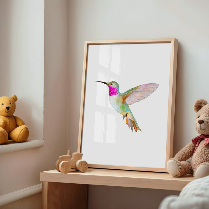 Broad-Tailed Hummingbird (Vertical Orientation)