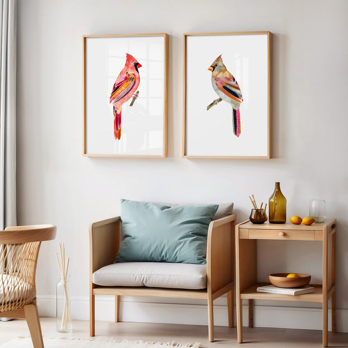 Cardinals ~ Print Set of 2