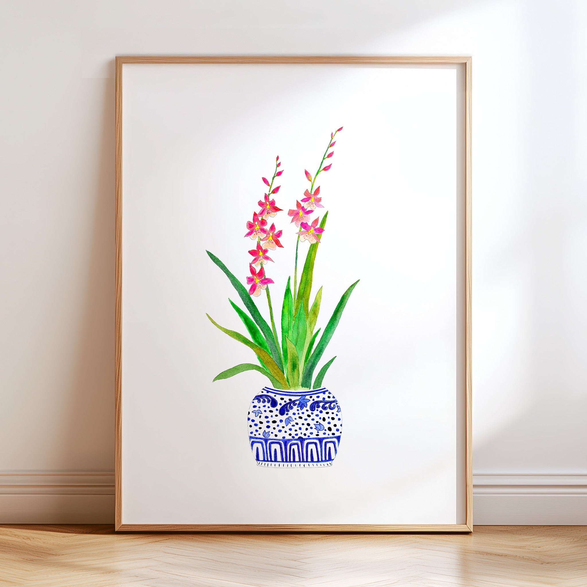 Watercolor Orchid Art Print Set of 4 – Snoogs & Wilde
