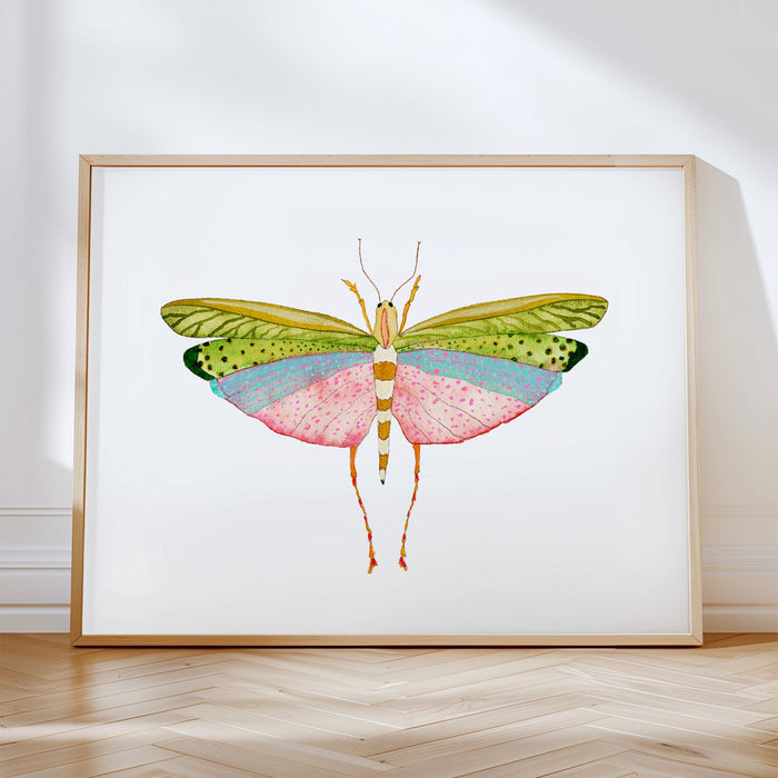 Grasshoppers - Set of 4 Art Prints