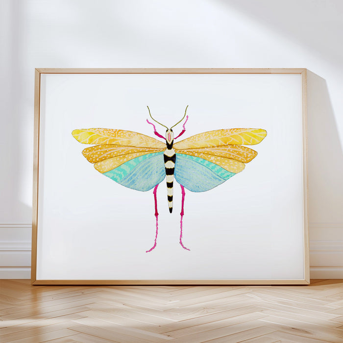 Grasshoppers - Set of 4 Art Prints