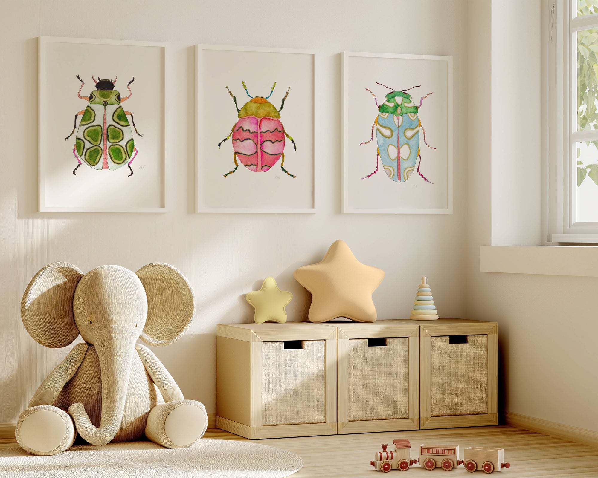 Beetles Forever ~ Print Set of 3