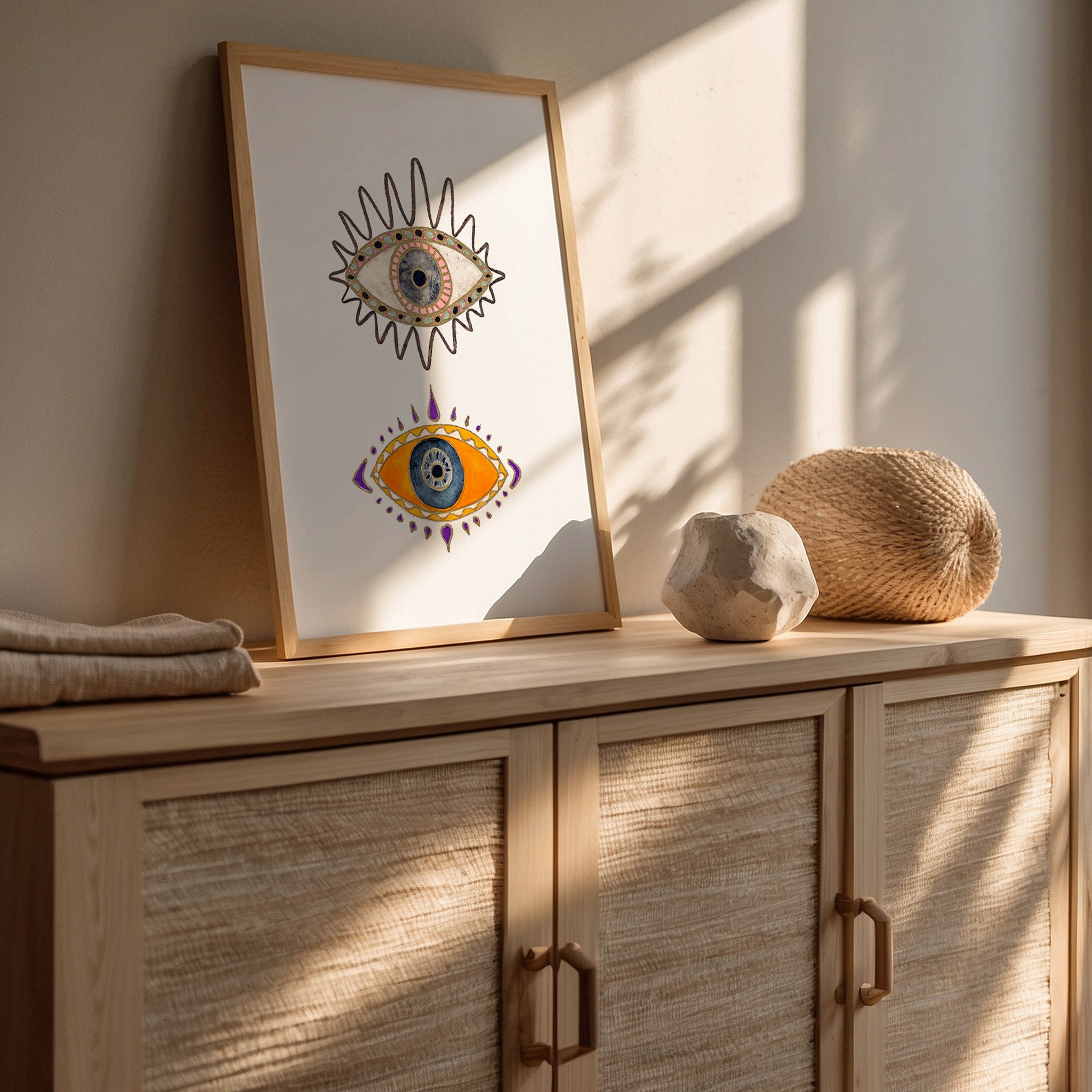 Two Eyes Fine Art Print – Snoogs & Wilde