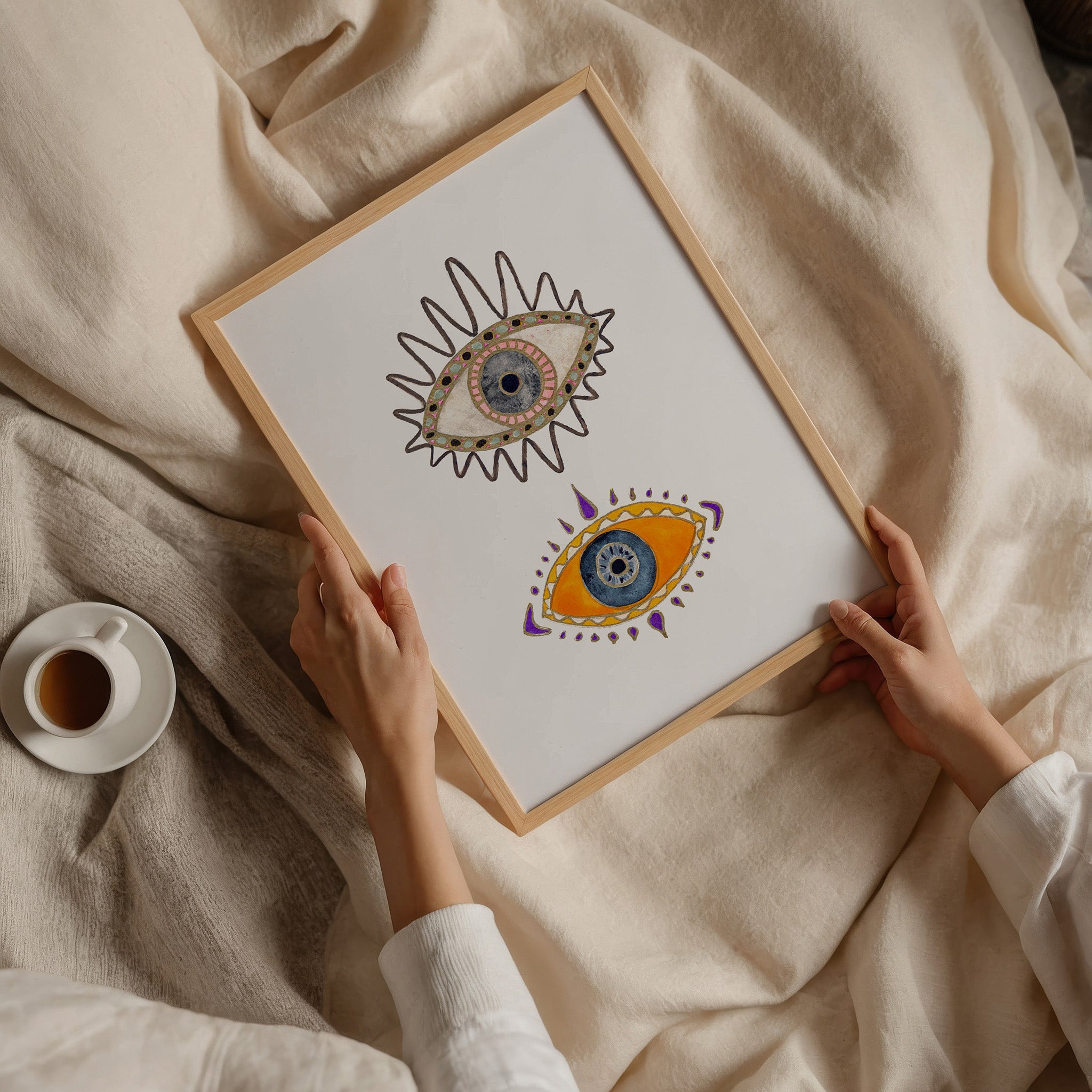 Two Eyes Fine Art Print – Snoogs & Wilde