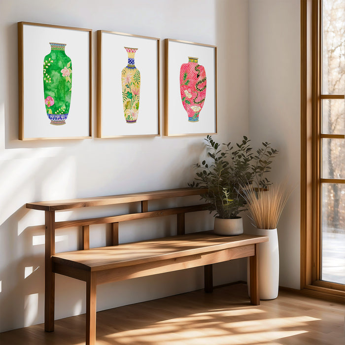 Antique Vases - Set of 3