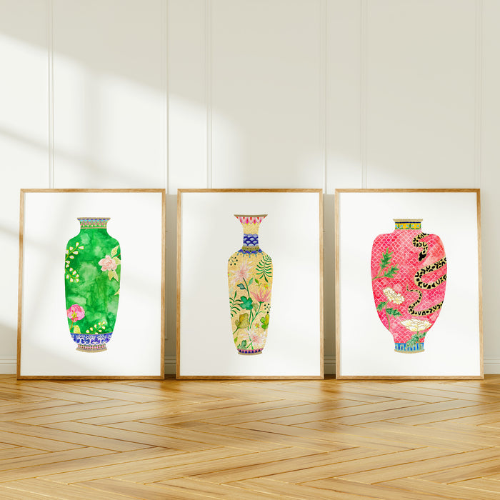 Antique Vases - Set of 3