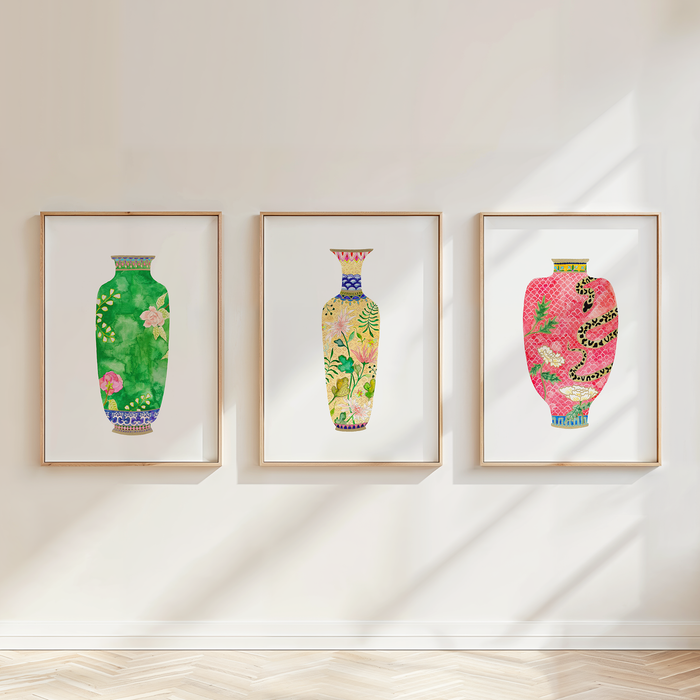 Antique Vases - Set of 3