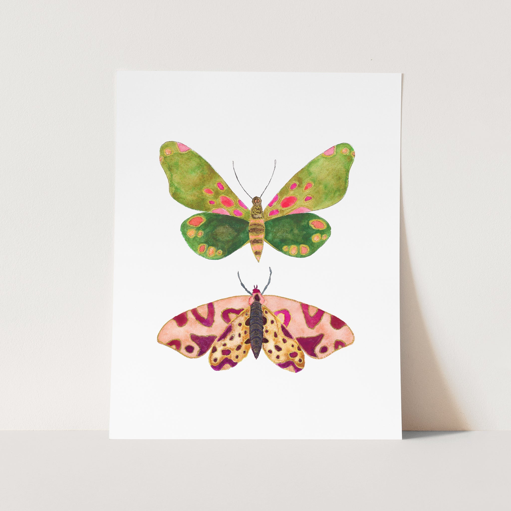 a card with a picture of a butterfly on it