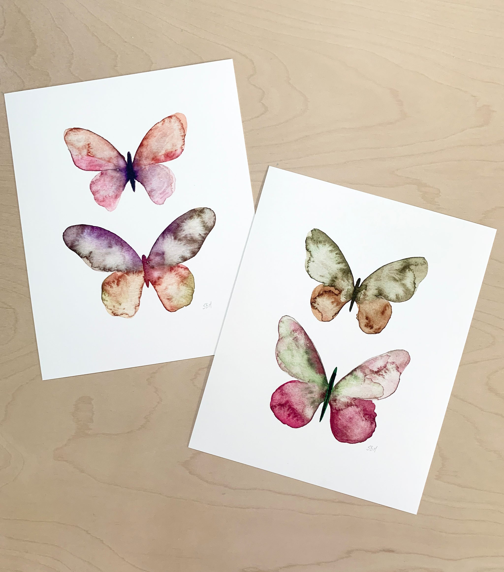 Watercolor paper butterflies 🦋 : r/somethingimade