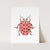 a card with a picture of a ladybug on it