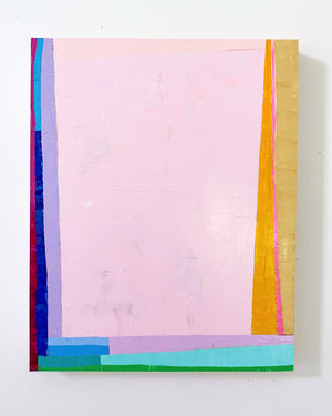 Colorblock No. 46 ~ 16” x20” Acrylic on Cradled Wood Panel