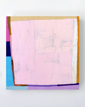 Colorblock No. 48 ~ 12” x12” Acrylic on Cradled Wood Panel