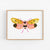 a painting of a butterfly on a white background