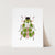 a card with a picture of a beetle on it
